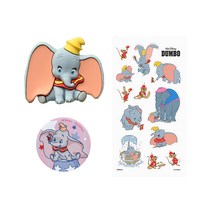 디즈니 팝톡플러스 페이스 팝톡 + 인쇄 팝톡 + 스티커 세트, 덤보, 1세트