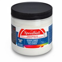 스피드볼 패브릭 실크스크린 오패큐 잉크, Pearl White, 236.2ml