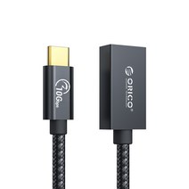 오리코 USB C to A타입 케이블 연장선 USB3.1 Gen2 10Gbps CAF31-10, 1개, 1m