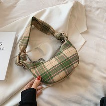 체크 호보 미니백 C_RD_561