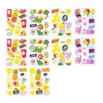 루카랩 후르츠 리무버 스티커 2종 x 5p 세트, F(토마토, 아보카도, 레몬, 피치, 파인애플), 1세트