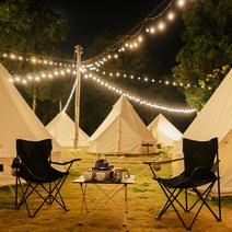 스트링월드 스트링 라이트 줄조명 20M 20소켓 + 벌브 8W 20p 주광색 세트, 화이트(전등선)