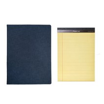 페이퍼랩 패드폴리오 B5 + 리갈패드 B5 50p, 블루(패드폴리오),랜덤발송(리갈패드), 1세트