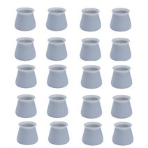 다해유 실리콘 테이블 의자발바닥 투명매트 20p, 그레이