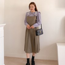 로미스토리 빅사이즈 뷔스티에 롱 원피스