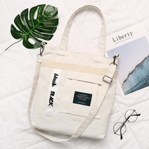패치 포켓 크로스백 캔버스백 에코백