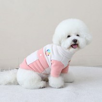 이츠독 반려동물 몽뚜 프렌즈 아노락 점퍼, 핑크