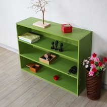 양지가구 교구 1000 책장, 연두, 3단