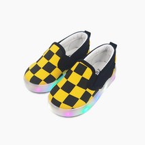 새끼발바닥 아동용 스퀘어 LED 슬립온