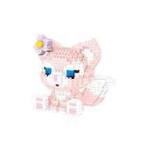 BOYU 분홍꽃여우 나노블럭, 혼합색상