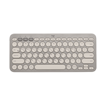 로지텍 K380 멀티 디바이스 블루투스 무선 키보드, 텐키리스, 샌드, 920-011143