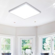 원하 인테리어 LED 뉴포스 통 정사각 거실등 100W, 화이트