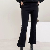여성용 프리덤 스판 하이 부츠컷 팬츠
