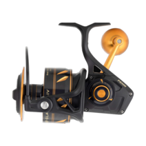 PENN 슬래머 4 6500 바다 낚시 스피닝 릴 대형, 블랙 + 골드