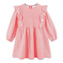 올리반 여아용 쁘띠 체크 원피스