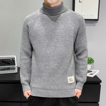 남성용 알럽홈 베이직 컬러 니트 폴라