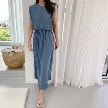 보리맘 율리 민소매 루즈핏 임산부 원피스 a338