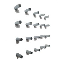 핀 네오디움 자석 막대고리, 스카이블루, 20개