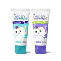 닥터데디스 아동용 튼튼 불소치약 민트향 60g + 청포도향 60g 세트, 1세트