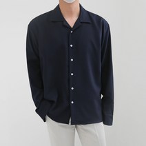 남성용 디스페로 링클프리 구김방지 베이직 오버핏 긴팔셔츠