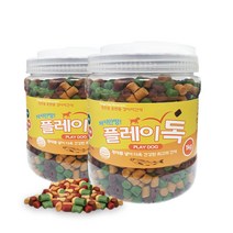 미미씨앙 반려동물 져키만땅 플레이독 간식 1kg, 2개, 치즈 + 연어 + 참치 + 황태 + 오리 혼합맛