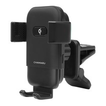 차마루 고속 무선충전 거치대 T-Grip 15W, 블랙, 1개