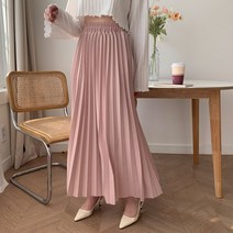포이그 플리츠 밴딩 롱스커트 SK3492K12