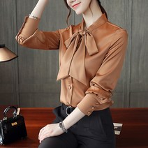 포플러앤씨 브리스 리본 블라우스