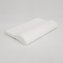우보 굴곡형 낮은베개, 화이트, 1개