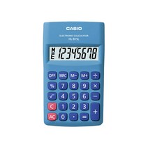 카시오 휴대용 계산기 HL-815L, BU, 1개