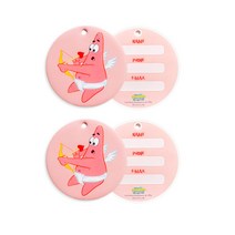 루카랩 스폰지밥 네임택, 핑크, 2개