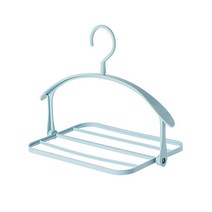 멀티 접이식 빨래 선반, 1개, 2번 블루