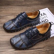 TheShoes 남성용 패션 스타일 가죽 스니커즈 M7022
