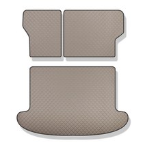 지엠지모터스 퀼팅가죽 차박 트렁크매트, 스포티지 nq5, 코튼베이지, 기아