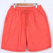 플레이즈 남성용 린넨혼방 여름 밴딩 반바지