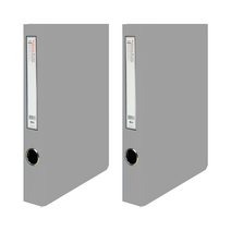 위즈오피스 노블 스티커 D링바인더 3cm, 그레이, 2개