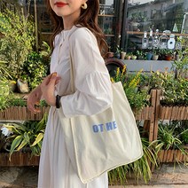 OT HER 소프트 모슬린 캔버스 에코백