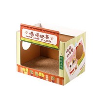 모먼트 고양이 밀크티 스크레쳐, 혼합색상, 1개