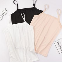 ROJI 여성용 린찌 캐미솔 나시 3종 세트