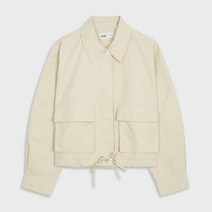 미쏘 여성용 아웃포켓 맥자켓형 숏 점퍼