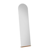 베스트리빙 노프레임 아치형 전신거울 400mm, 오크