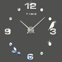 벽시계 원형 CLOA014, 02번 실버