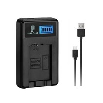 퓨어클리어 캐논 LCD 디스플레이 싱글 USB 호환충전기, L P-E6NH LCD