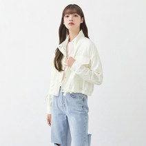 미쏘 하이넥 화섬 숏점퍼