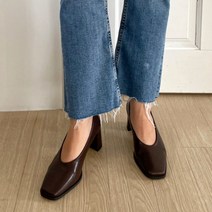 그레이스 스퀘어토 심플 펌프스