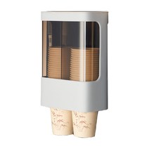 종이컵 디스펜서 YT_RA1382, 그레이 2줄, 1개