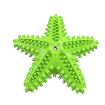 바이두루 반려동물 별모양 칫솔 장난감 16.5 x 4.1 cm, 그린, 1개