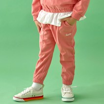 올리반 여아용 링클배기핏 팬츠