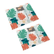 북유럽스타일 러블리 패턴 기하학 식탁매트 플레이스매트 2p, 14, 42 x 32 cm
