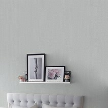 홈앤데코 혼자서 붙이는 풀발린 신디시리즈 물로붙이는 합지 벽지, KS 93416-3 그레이